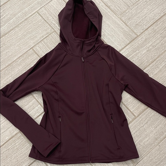 Old Navy Tops - Old Navy Maroon Active Zip-Up Jacket
